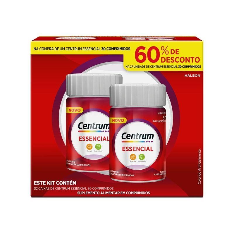 Kit Suplemento Alimentar Centrum Essencial Multivitamínico Energia e Imunidade 60 Comprimidos em Oferta na Shopee
