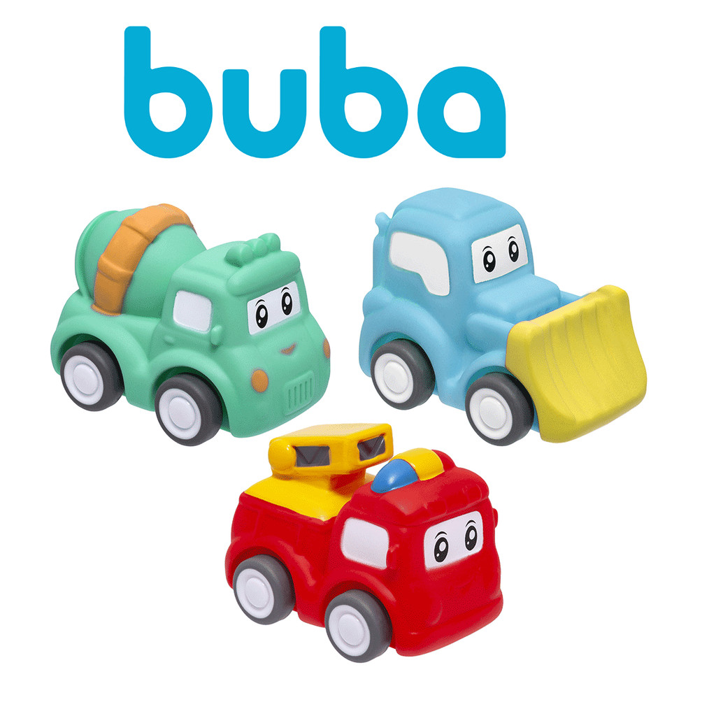 Carrinho em Vinil Animado Carro Macio Mordedor Buba em Oferta na Shopee