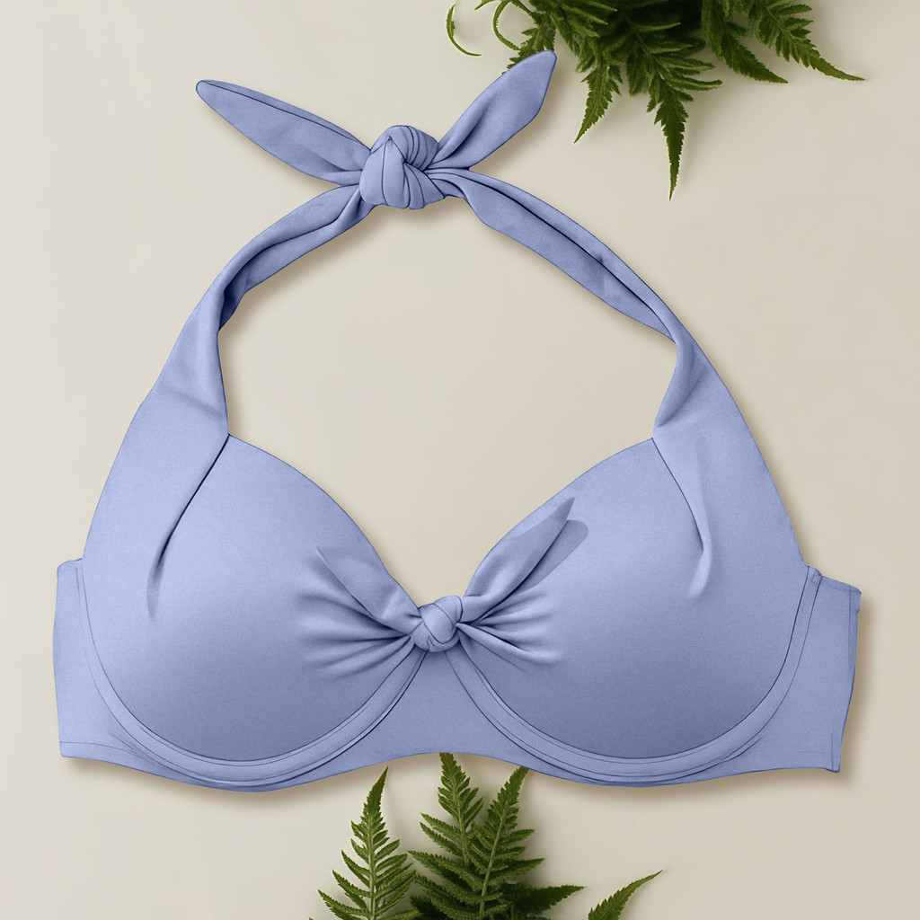 Biquíni Cores Lisas Nó Sustentação Bojo Com Aro Reforçado Avulso Moda Praia Verão Envio Imediato