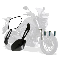 RETROVISOR BAJAJ 400 DOMINAR ROSCA HONDA YAMAHA SUZUKI DAFRA UNIVERSAL PREMIUM