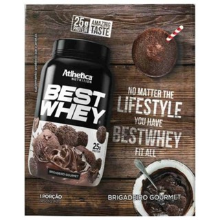 Best Whey - 1 sachê 40g Brigadeiro Gourmet - Atlhetica Nutrition em Oferta na Shopee