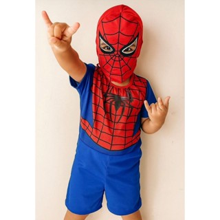 Fantasia Homem Aranha Infantil Spiderman Festa Infantil Temática em Oferta na Shopee