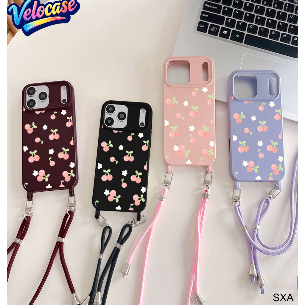Capinha feminina Para Samsung Galaxy A16 A15 A14 A06 A56 A36 4G 5G Capa Com Cordão Crossbody Fosca Macia Case GSYT 5022