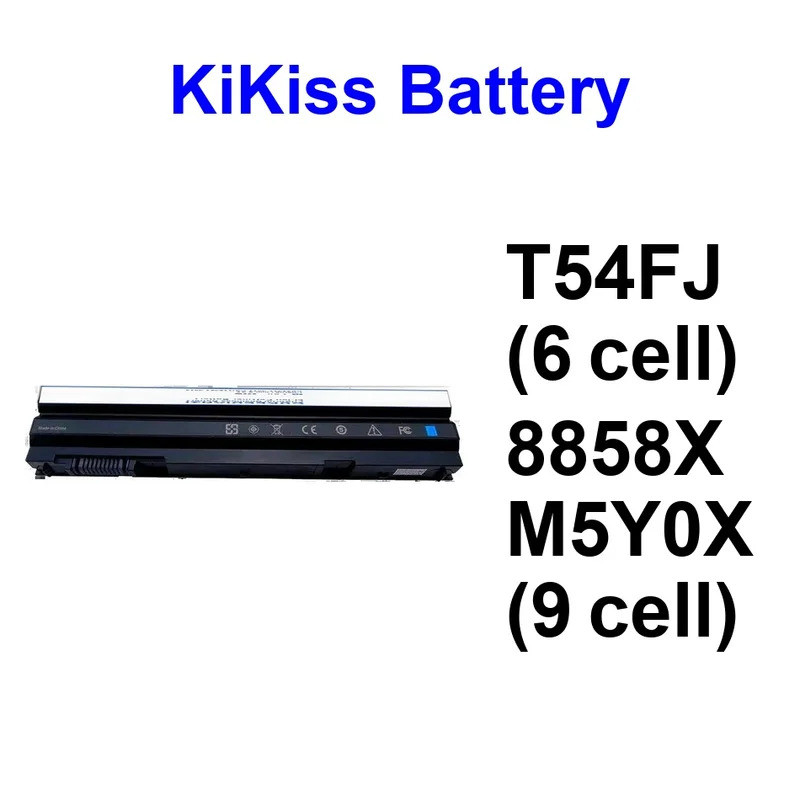 T54FJ (6 Células) 8858X M5Y0X (9 Para Dell Latitude E6420 E6430 E6520 E6530 E6540 E5420 E5430 E5520 E5530 5000-9200mAh B
