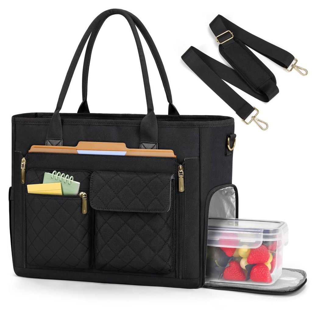 Nova bolsa para professores, bolsa para laptop de grande capacidade, bolsa para enfermeiros, maleta profissional com bol