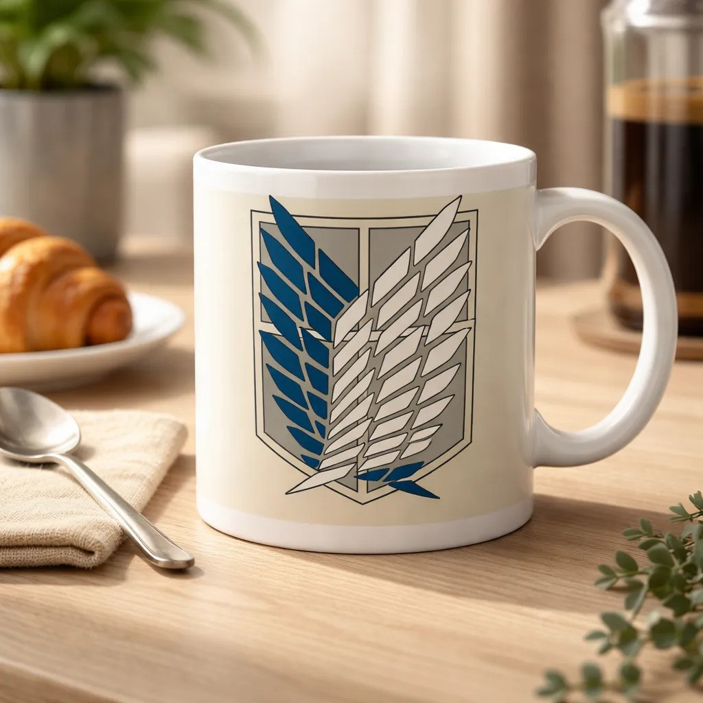 Caneca Shingeki No Kyojin Attack On Titan Branco Shingeki No Kyojin4