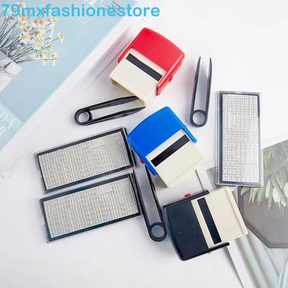 MXFASHIONESB Carimbo Personalizado , Kit De DIY Com Número Do Alfabeto De Endereço Comercial , Letra De Nome