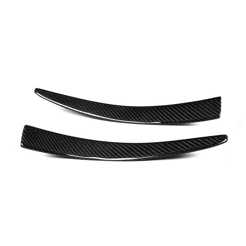 Fibra De Carbono Amortecedor Dianteiro Vento Faca Guarnição Aleta Para 2014-2017 BMW 3 4 Série M3 M4
