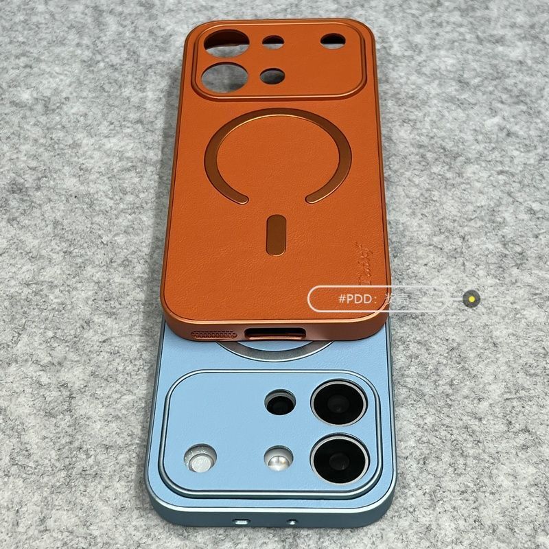 Capa para celular VIVO S60 S50, superfície em couro sintético, magnética, fosca, resistente a quedas.