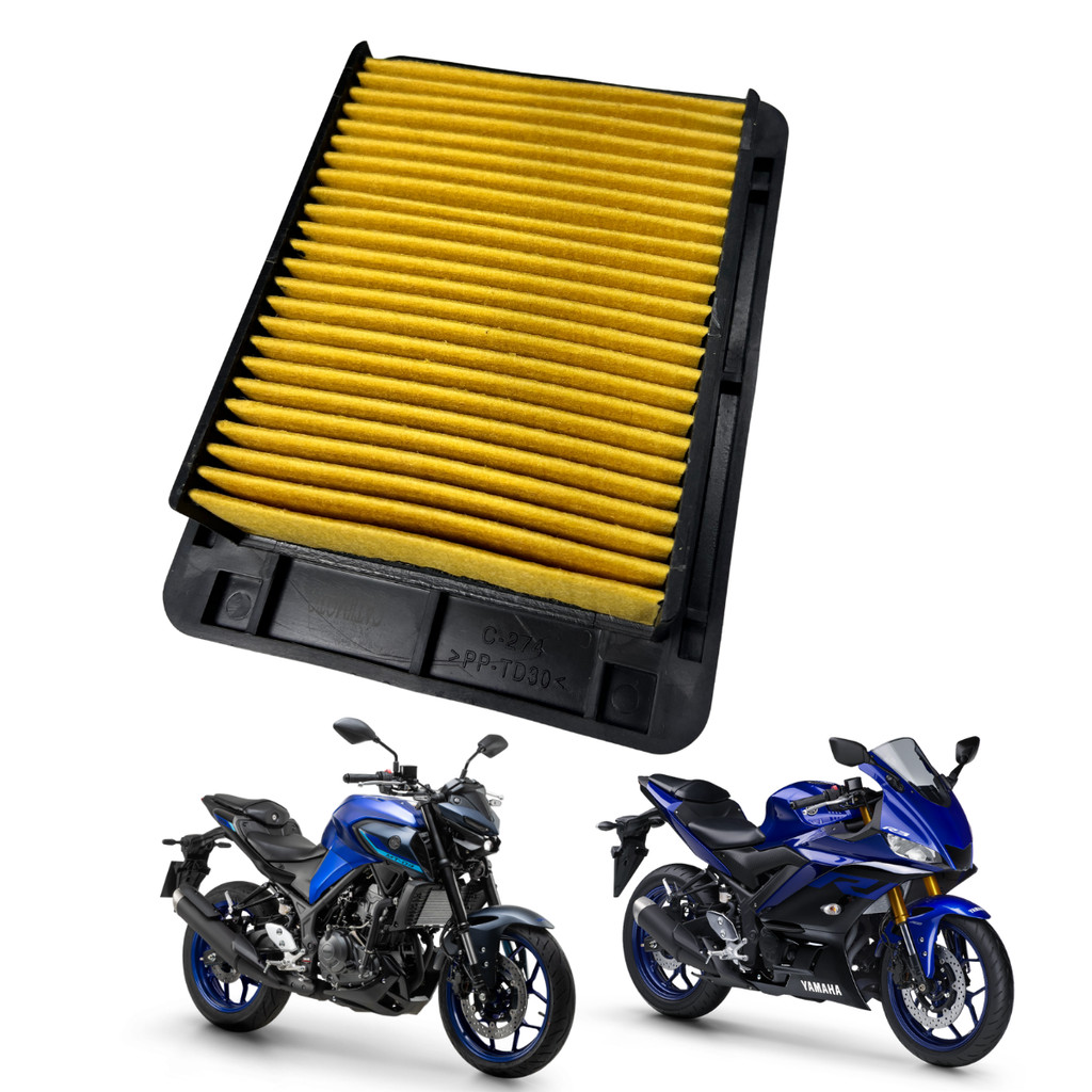 Filtro De Ar Elemento Yamaha Mt 03 R3 321cc 2016 2017 2018 2019 2020