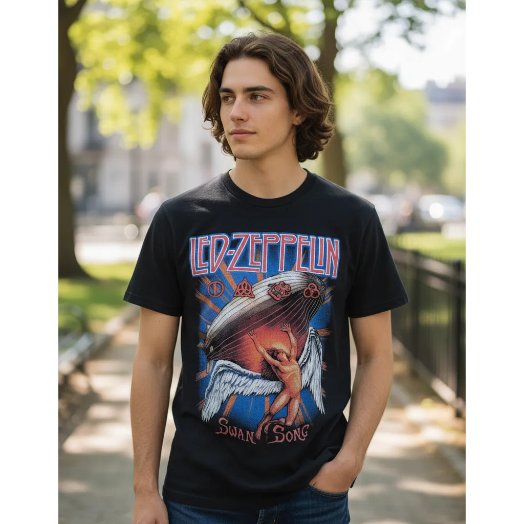 Camiseta Led Zeppelin Blusa Unissex Banda de Rock Adulto Diversos Modelos