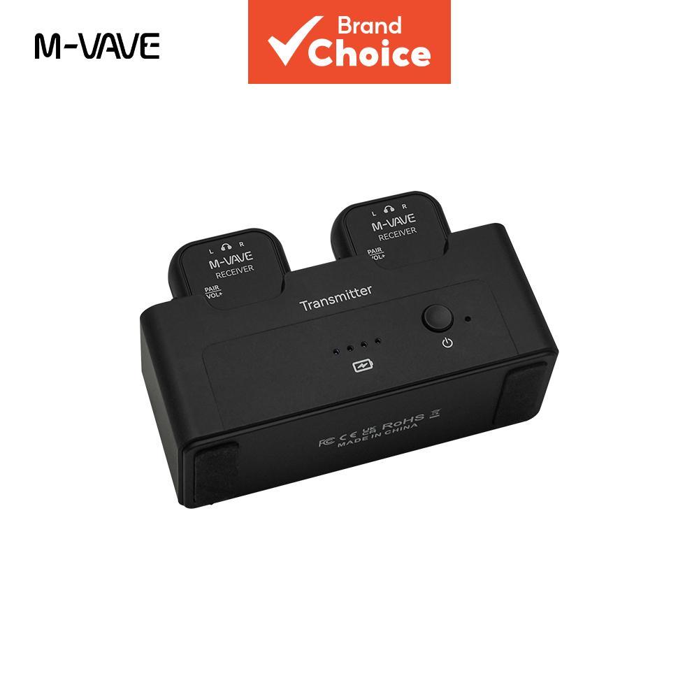 M-VAVE WP-12 Sistema Sem Fio Receptor Transmissor De 2.4 Ghz Monitoramento Bidirecional De Baixa Latência Retorno De Ouv