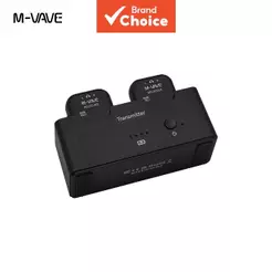 M-VAVE WP-12 Sistema Sem Fio Receptor Transmissor De 2.4 Ghz Monitoramento Bidirecional De Baixa Latência Retorno De Ouv