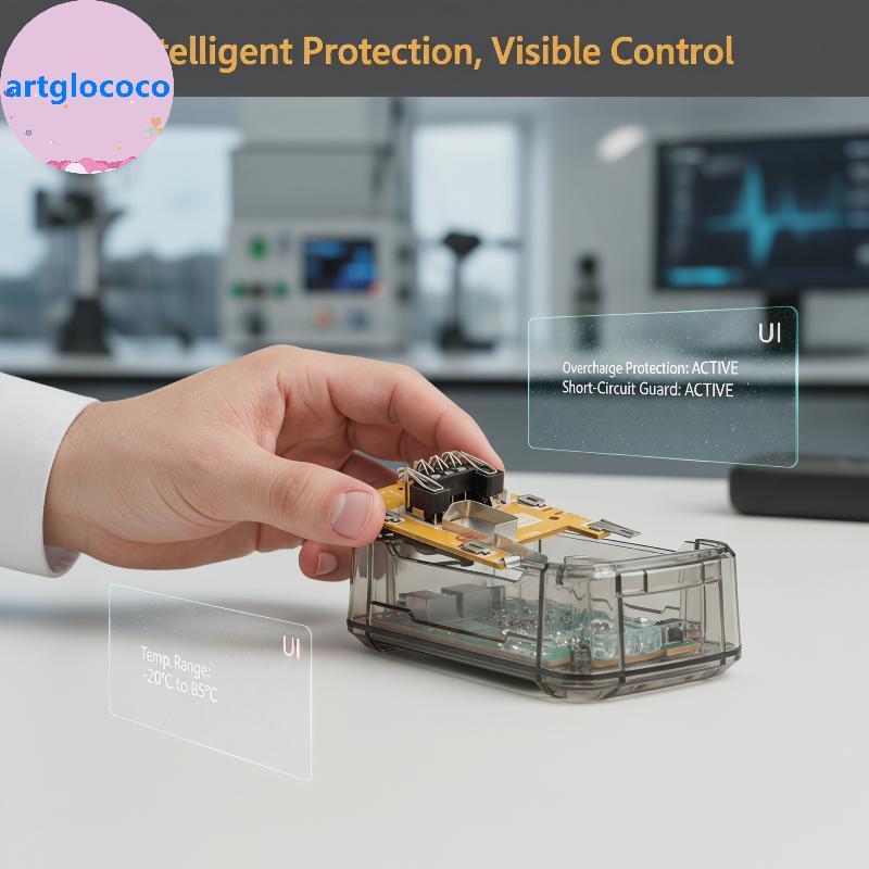 Placa De Circuito De Proteção Artglococo 20V BMS Para Módulo De Saída Estável 18650 Robótica E Eletrônicos DIY BR