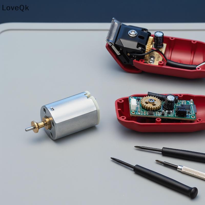 LoveQk 1 Peça Máquina De Cortar Cabelo De Alta Velocidade DC Motor De Substituição 8200RPM Aparador Elétrico Acessório D
