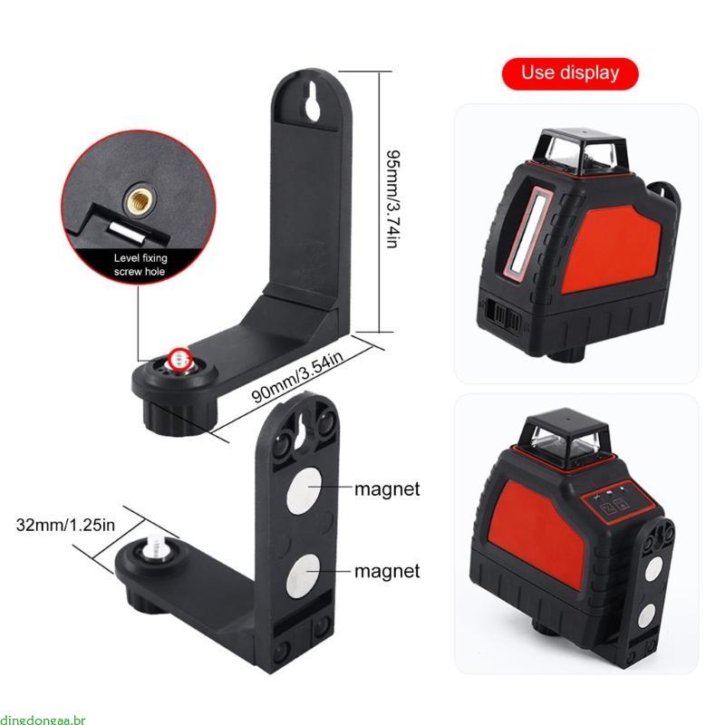 Suporte De Nível Magnético dingdongaa Com 1 De 4 Parafusos Para Posicionamento De Fixação Segura