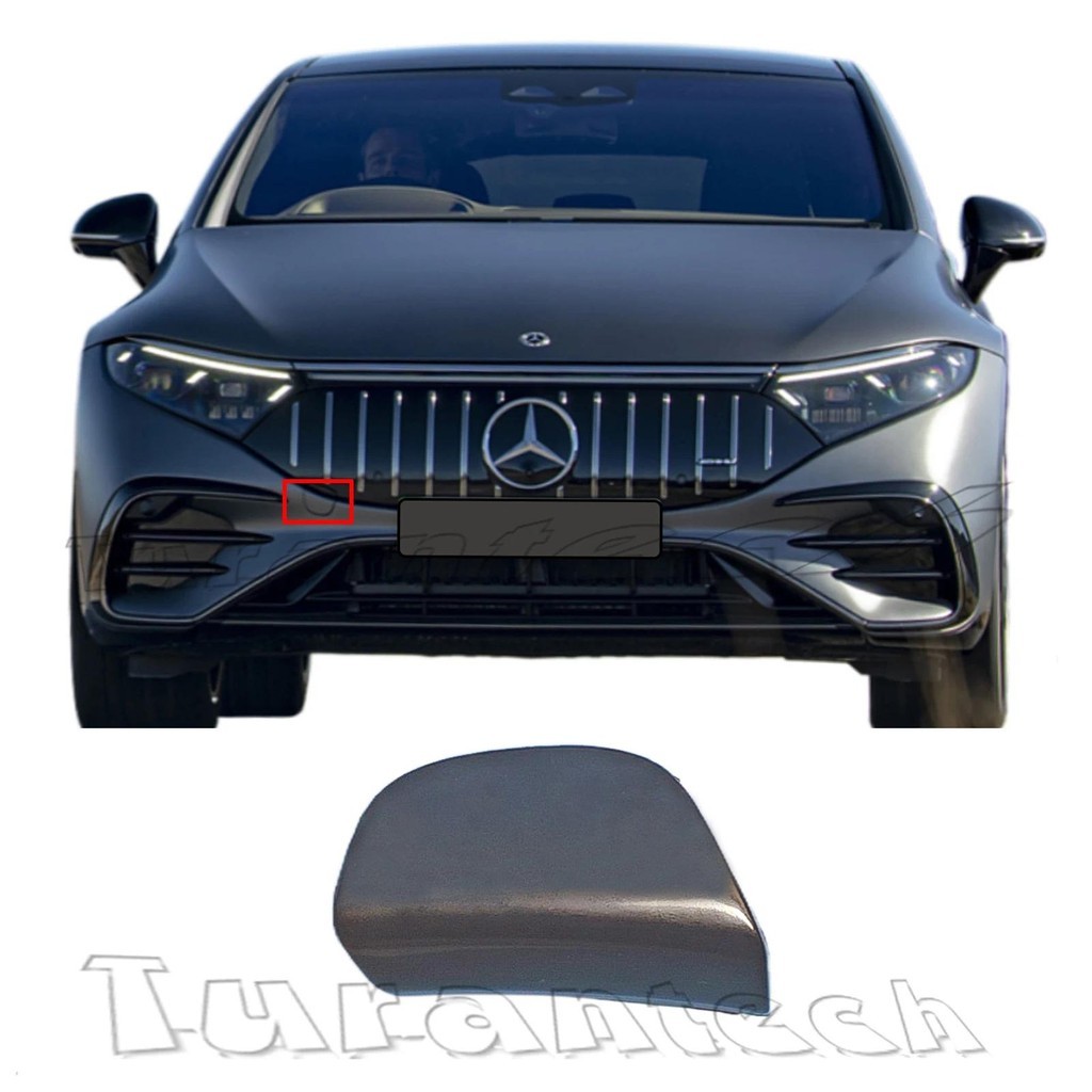 Capa De Reboque Dianteira Para 21-up Mercedes EQS W297 EQS350 EQS450 EQS500 EQS580 EQS53 AMG 4MATIC Gancho Olho Boné