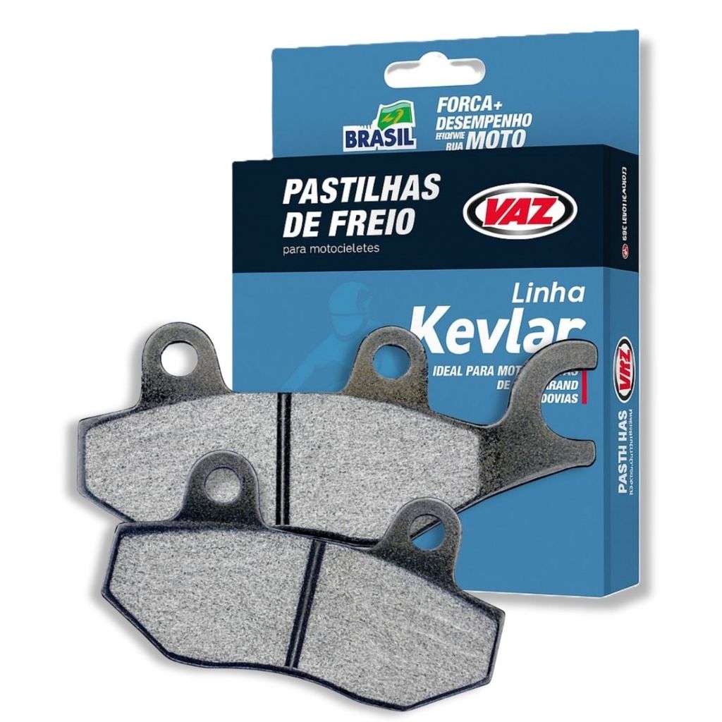 Pastilha de Freio Traseira P/ Dafra Horizon 250 / Kansas 250 Ecopads Vaz