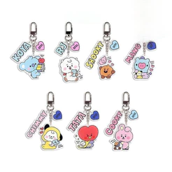 Adorável Desenho Animado Acrílico Chaveiro Mochila Pingente Presente Para Meninos E Meninas Festival De Primavera Decora