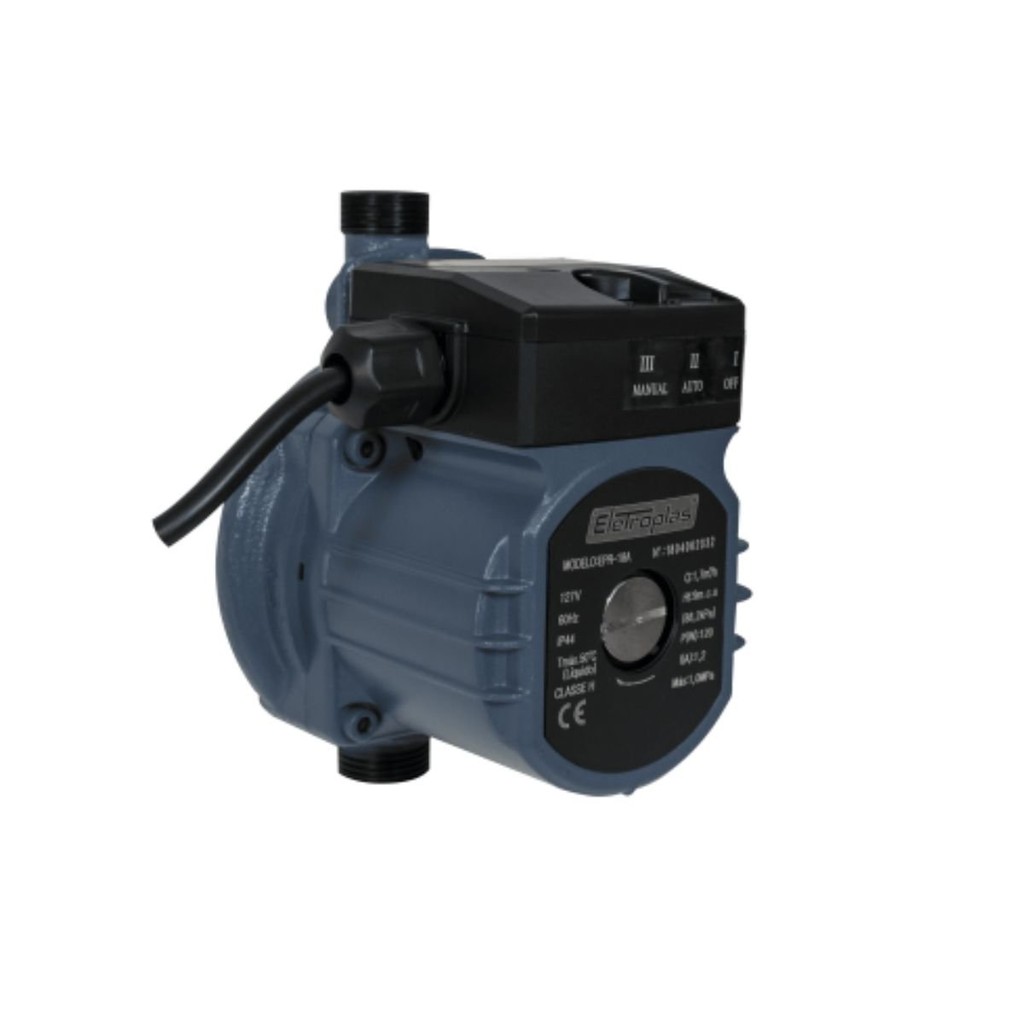 Pressurizador de Rede Automático Monofásico 120W EPR-18A-1 Eletroplas - 220V