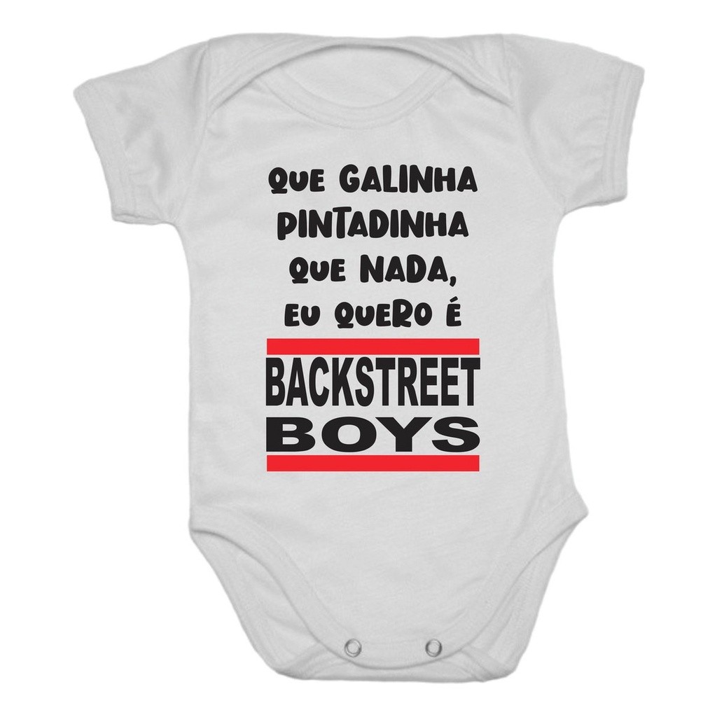 Body Bebê com Frases: Que Galinha Pintadinha Quero Bell Marques