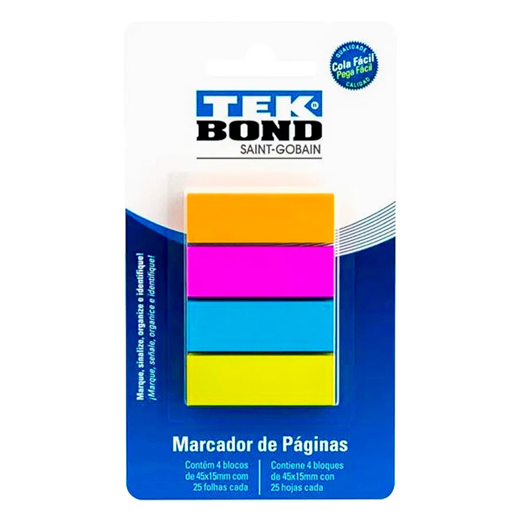 MARCADOR DE PAGINA TEK BOND