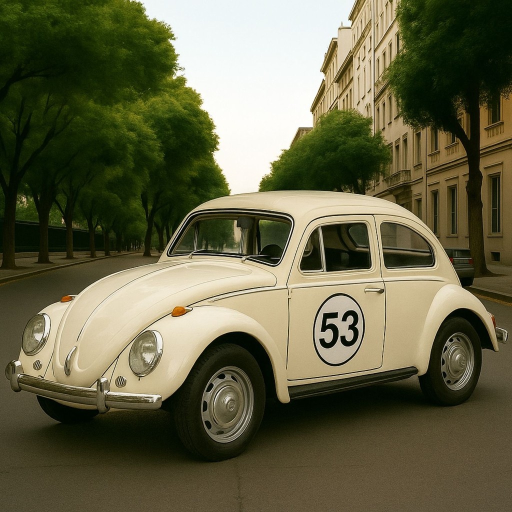 Carrinho Miniatura Fusca Herbie 53 O Filme Fricção Coleção