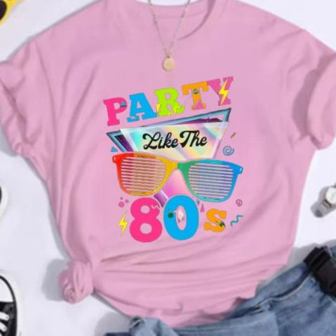 Camiseta Tshirt Slim Anos 80S Tendencia Moda Confortavel Retro