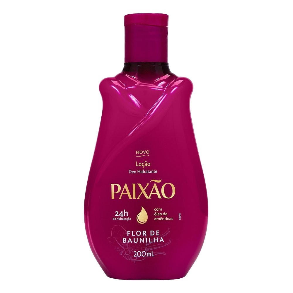 Hidratante Paixão Loção Flor de Baunilha 200ml em Oferta na Shopee
