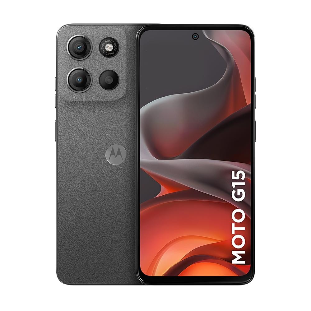 Smartphone Motorola Moto G15 4G 256GB 4GB RAM Câmera Dupla 50MP + 5MP Frontal 8MP 6.7”Grafite em Oferta na Shopee