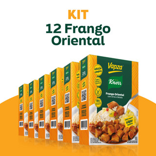 Kit 12 Frango Oriental Com Arroz e Batata 370G Vapza e Knorr em Oferta na Shopee