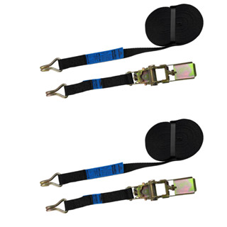 2 Cinta De Amarração De Cargas 800Kg 6 Metros Gancho J 25Mm em Oferta na Shopee