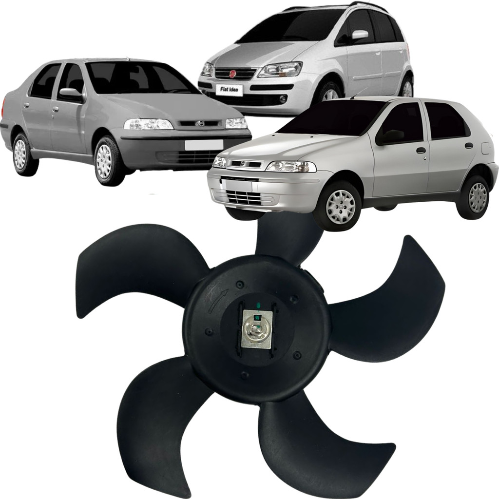EletroVentilador Ventoinha Eurus Palio Siena Idea 1.4 1.8 2002 a 2009