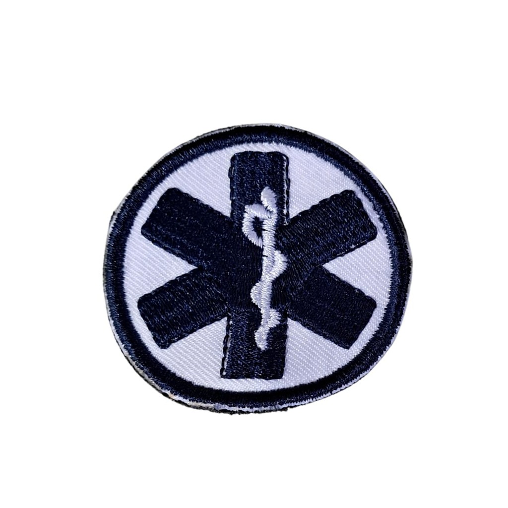 Patch Estrela da Vida Bordado Mira 5cm