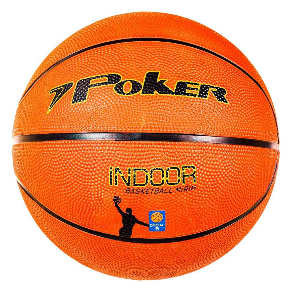 Bola Poker Basquete Oficial Laranja - Infantil