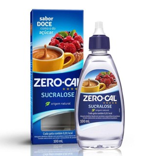 Adoçante Líquido Zero-Cal Sucralose 100ml em Oferta na Shopee