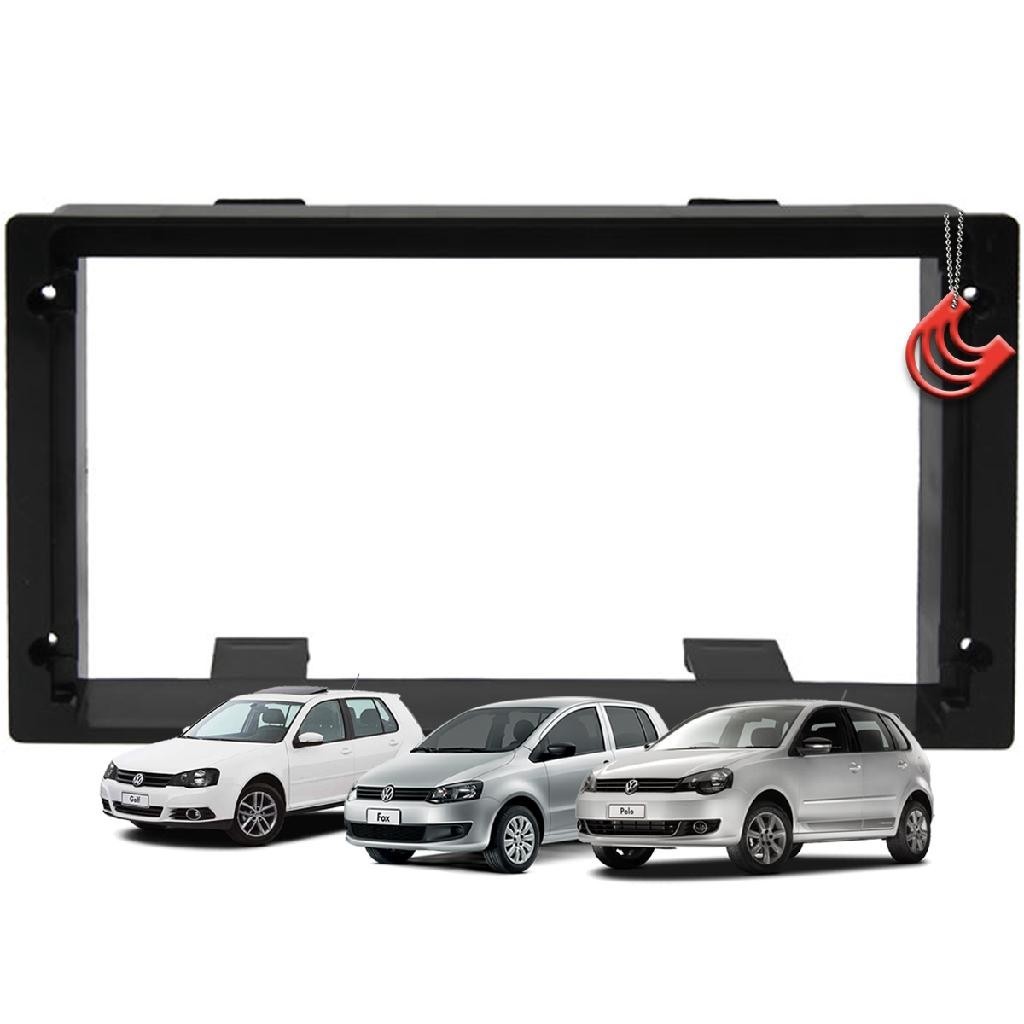 Moldura para Multimimídia 9 e 10 polegadas Golf Polo Fox Bora Painel Central Tela Mp5 Android Som em Oferta na Shopee
