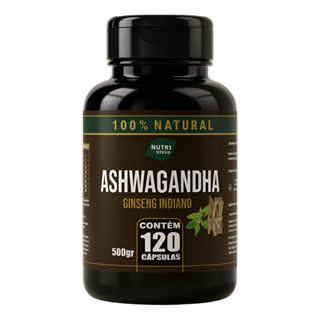 Ashwgandha Ginseng Indiano 120 Cápsulas 500mg em Oferta na Shopee