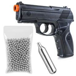Pistola Pressão Rossi R11 (C11) Co2 4,5mm + Cilindro e 300 Esferas
