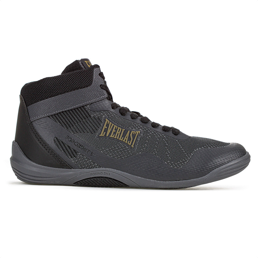 Tênis Everlast Forceknit 5 Cinza Preto e Dourado - Masculino
