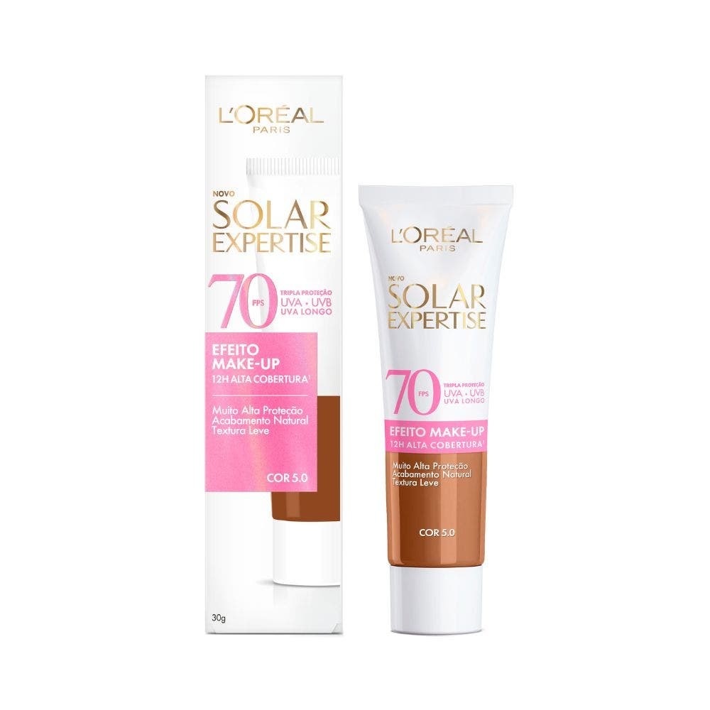 Protetor Solar Facial Loreal FPS 70 Expertise Efeito Makeup 5.0 em Oferta na Shopee