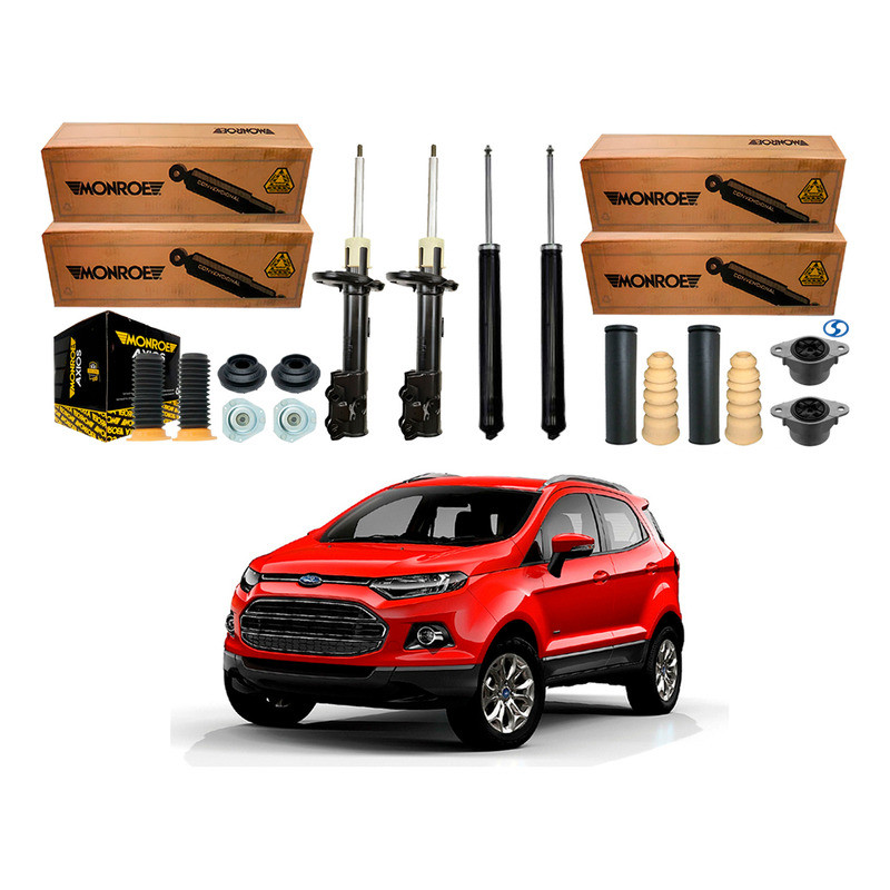 Amortecedor Dianteiro Traseiro, Ecosport 1.6 4x2 2013 A 2017 em Oferta na Shopee