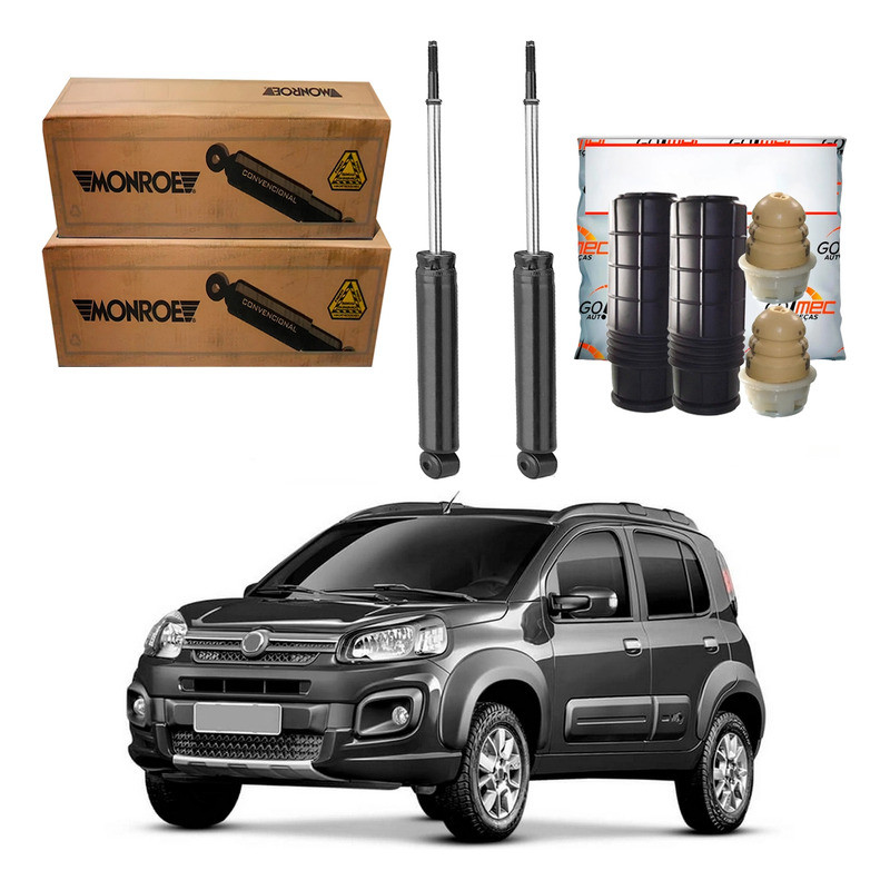 Kit Amortecedor Traseiro, Uno Way 1.0 1.3 2017 A 2022 em Oferta na Shopee