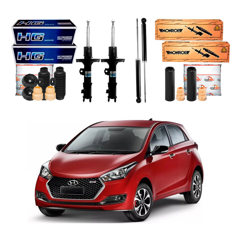 Kit Amortecedor Dianteiro Traseiro Hb20 1.6 2016 A 2019 em Oferta na Shopee