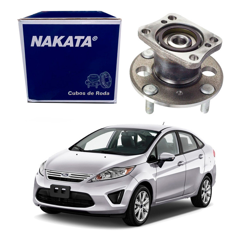 Cubo Rolamento Traseiro Nakata Fiesta Sedan 1.6 2011 A 2013 em Oferta na Shopee