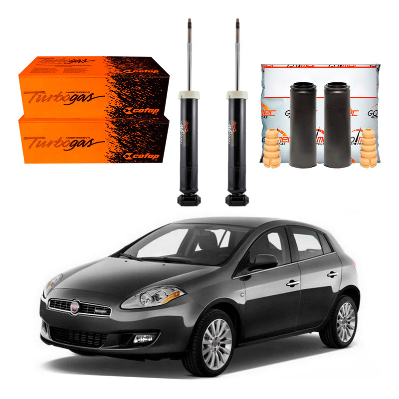 Kit Amortecedor Traseiro Cofap Fiat Bravo 1.8 2010 A 2016