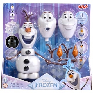 Boneco Olaf Frozen Disney Monta e Desmonta Toyng em Oferta na Shopee