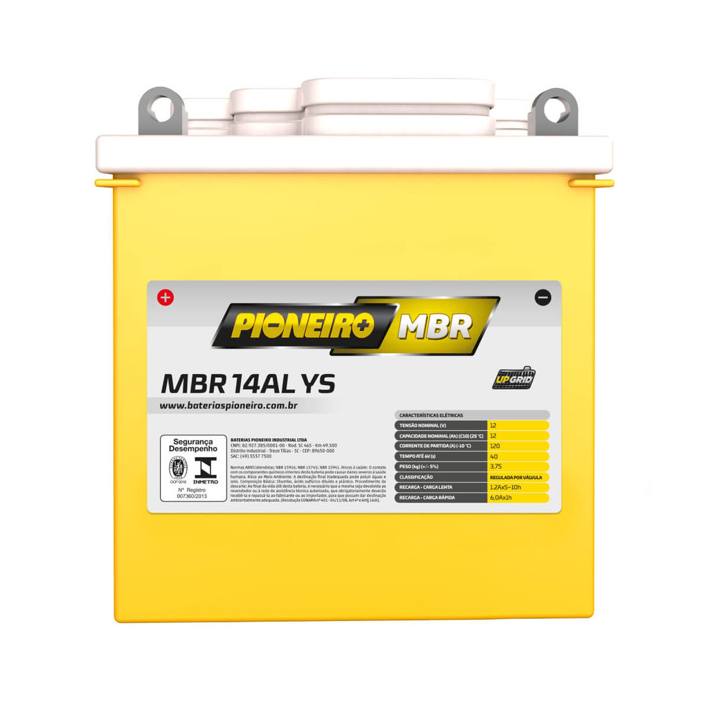 BATERIA PIONEIRO YB12AL-A (MBR 14A-YS) em Oferta na Shopee