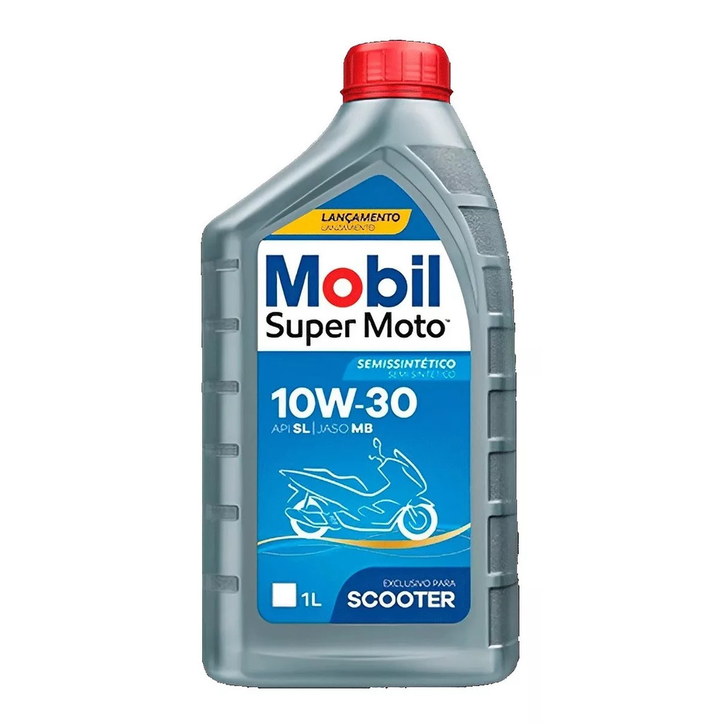 OLEO MOBIL 4T MX 10W40 SUPER MOTO 100% SINTÉTICO 1L