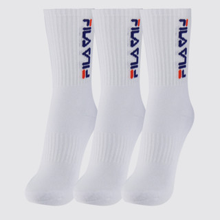 Kit Meia Fila 3 Pares Cano Alto Double Branco em Oferta na Shopee